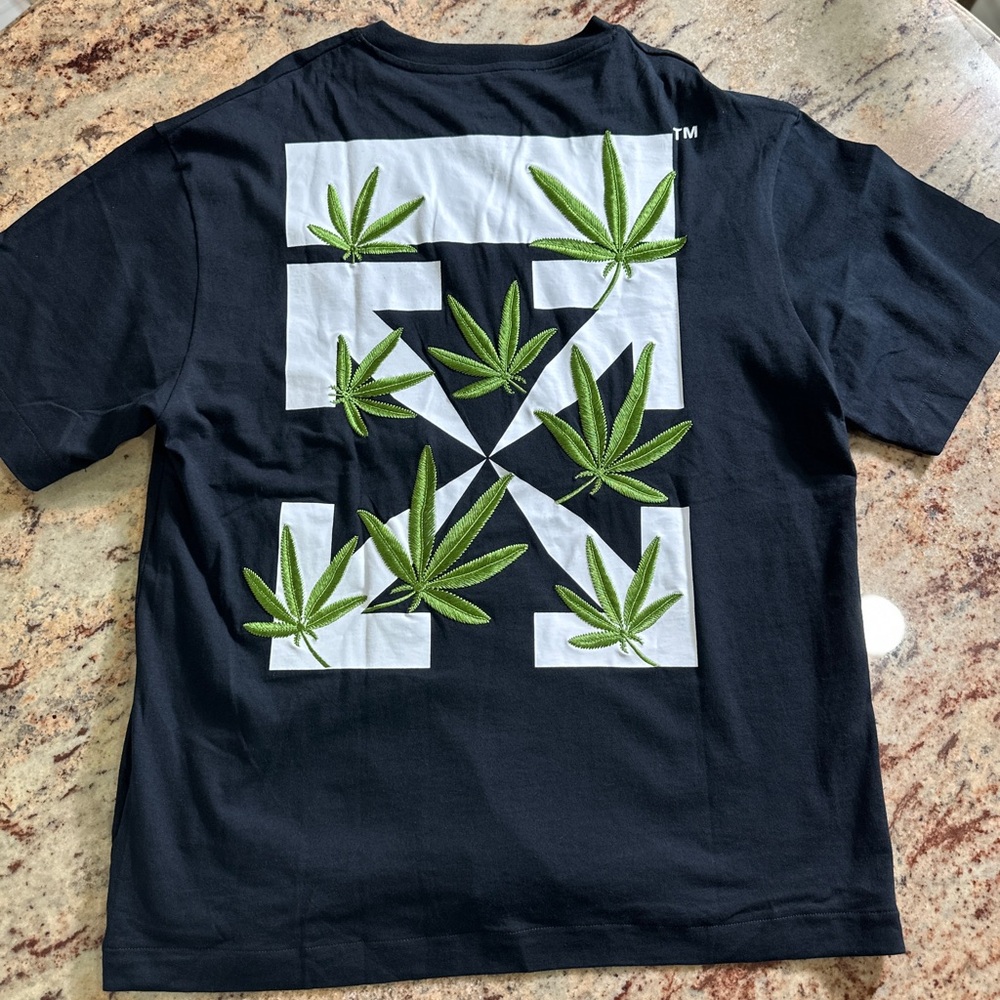 Off-White Weed Arrows Oversized T-Shirt XL